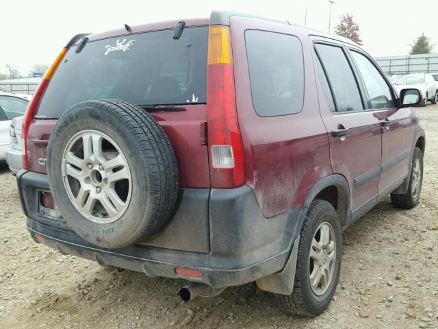 JHLRD78813C031858 - 2003 HONDA CR-V EX RED photo 4