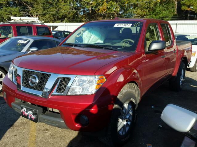 1N6AD0ERXFN747324 - 2015 NISSAN FRONTIER S BURGUNDY photo 2