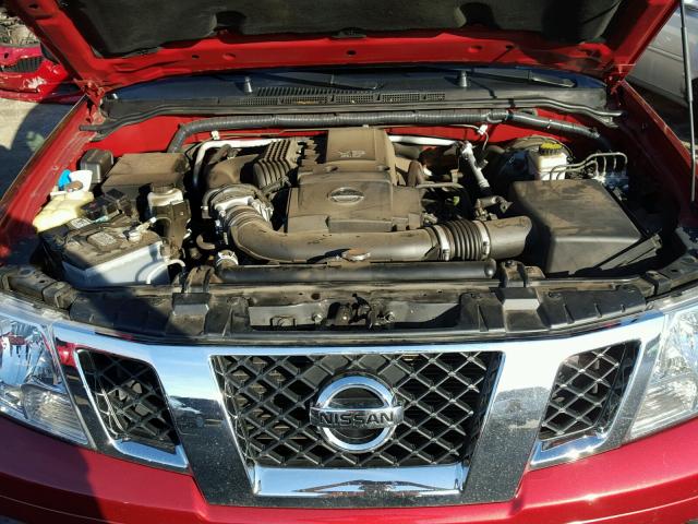 1N6AD0ERXFN747324 - 2015 NISSAN FRONTIER S BURGUNDY photo 7