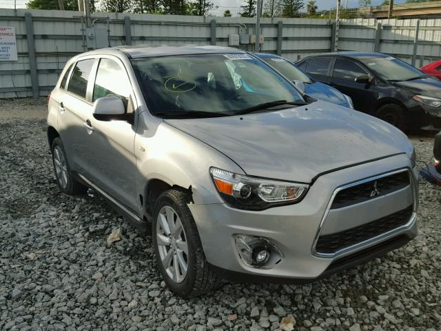 4A4AP3AU2FE047554 - 2015 MITSUBISHI OUTLANDER SILVER photo 1