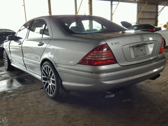 WDBNG79J96A476075 - 2006 MERCEDES-BENZ S 65 AMG SILVER photo 3