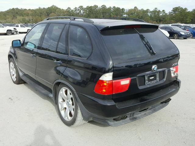WBAFB33541LH09611 - 2001 BMW X5 4.4I BLACK photo 3