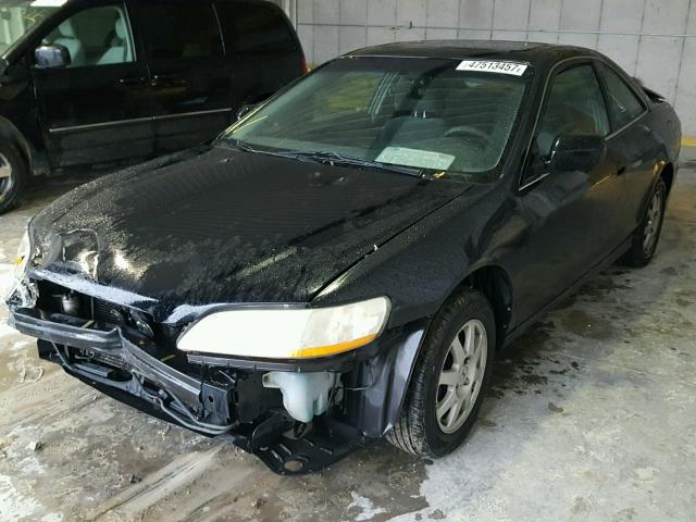 1HGCG32072A024334 - 2002 HONDA ACCORD SE BLACK photo 2