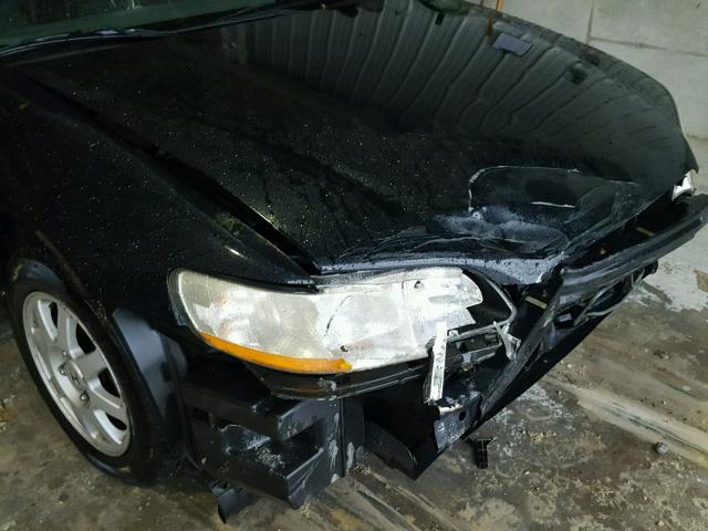 1HGCG32072A024334 - 2002 HONDA ACCORD SE BLACK photo 9