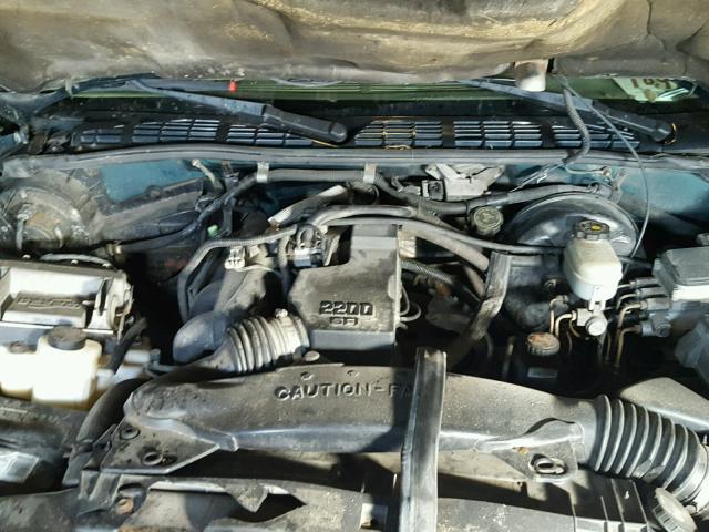 1GCCS144XW8190054 - 1998 CHEVROLET S TRUCK S1 GREEN photo 7