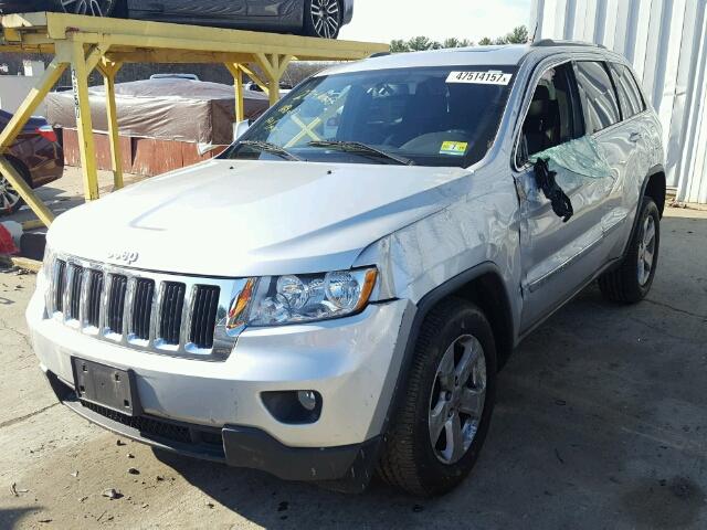 1J4RR4GG9BC671668 - 2011 JEEP GRAND CHER SILVER photo 2
