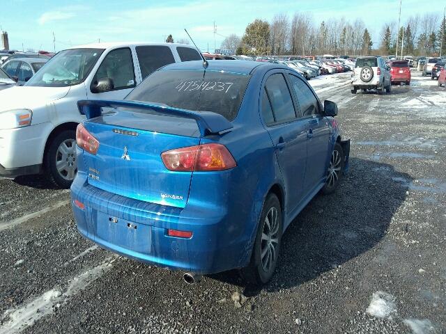 JA3AU26U79U610433 - 2009 MITSUBISHI LANCER ES/ BLUE photo 4