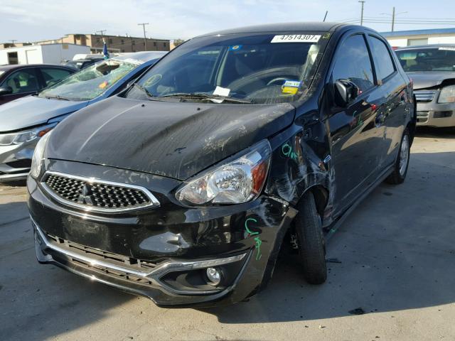 ML32A4HJ4HH011688 - 2017 MITSUBISHI MIRAGE SE BLACK photo 2