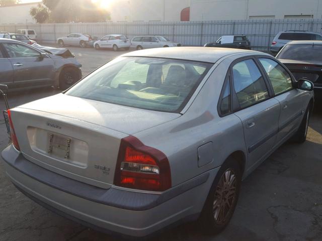 YV1TS90D011160917 - 2001 VOLVO S80 T6 SILVER photo 4