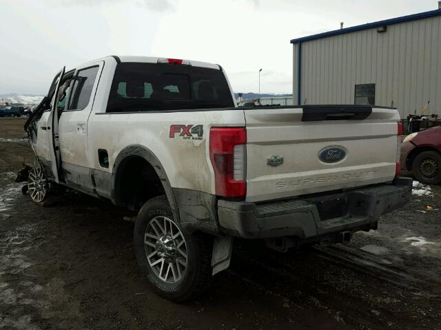 1FT8W3BTXHED43021 - 2017 FORD F350 SUPER WHITE photo 3