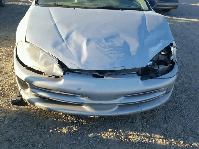 2B3HD76V31H697990 - 2001 DODGE INTREPID R SILVER photo 9