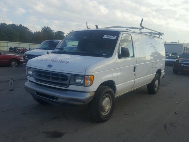 1FTNE242X1HA45545 - 2001 FORD ECONOLINE WHITE photo 2