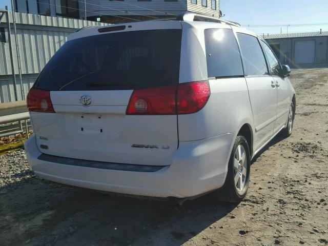 5TDZK23C77S088216 - 2007 TOYOTA SIENNA CE WHITE photo 4