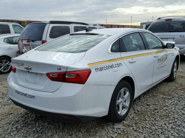 1G1ZC5ST7GF225583 - 2016 CHEVROLET MALIBU LS თეთრი ფოტო 4