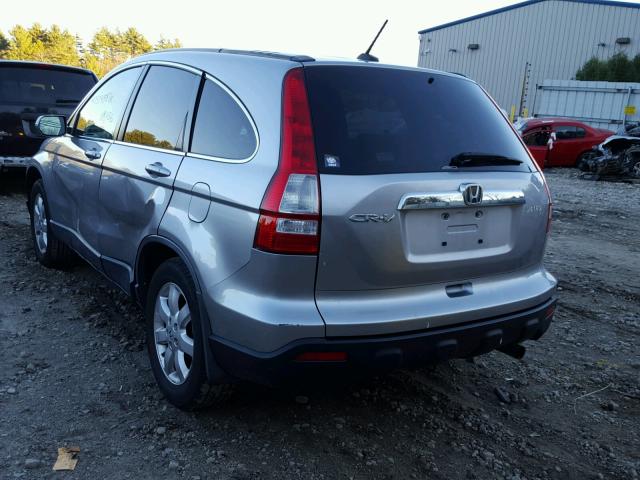 JHLRE48788C073275 - 2008 HONDA CR-V EXL SILVER photo 3