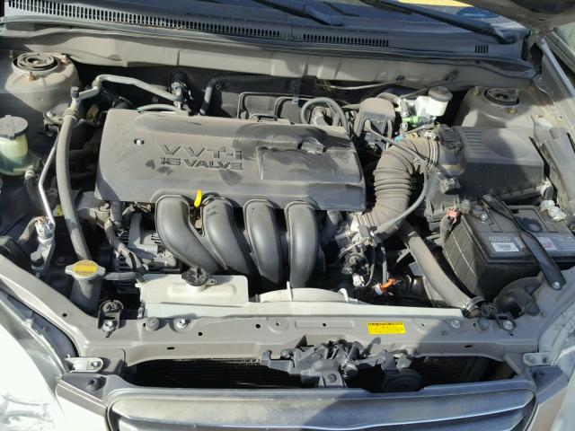 1NXBR38E24Z295905 - 2004 TOYOTA COROLLA CE TAN photo 7