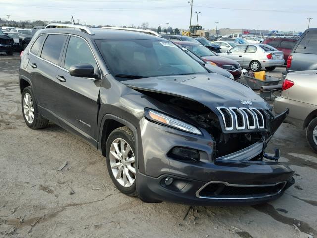 1C4PJLDS1FW585556 - 2015 JEEP CHEROKEE L GRAY photo 1