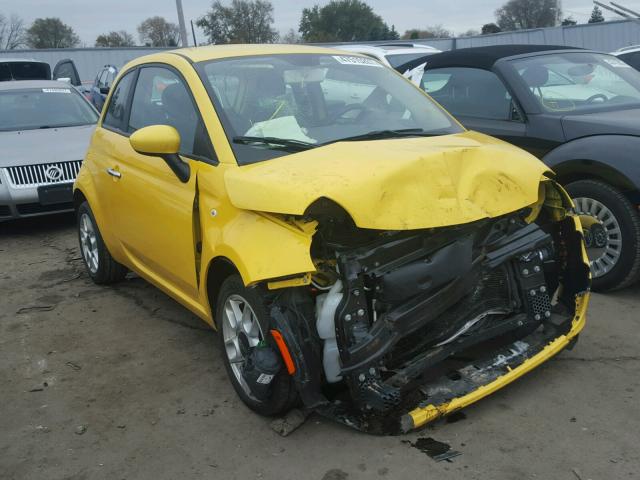 3C3CFFAR1DT546329 - 2013 FIAT 500 POP YELLOW photo 1