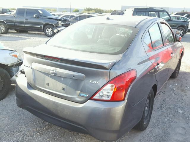 3N1CN7AP5GL848961 - 2016 NISSAN VERSA S CHARCOAL photo 4