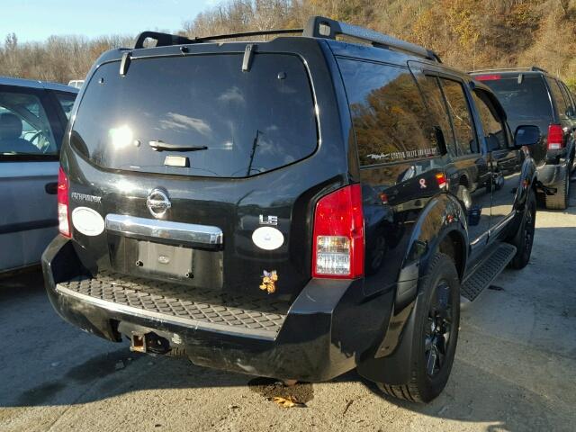 5N1AR1NB3BC629551 - 2011 NISSAN PATHFINDER BLACK photo 4