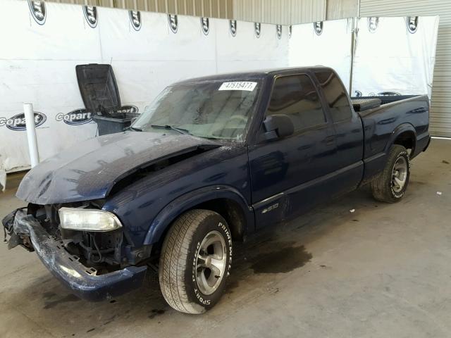 1GCCS19W118248166 - 2001 CHEVROLET S TRUCK S1 BLUE photo 2