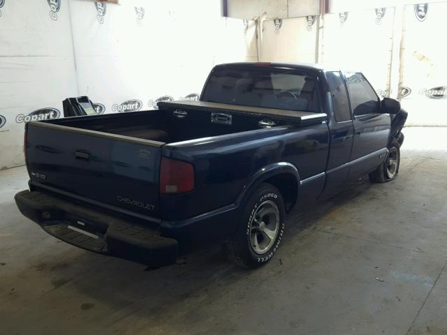 1GCCS19W118248166 - 2001 CHEVROLET S TRUCK S1 BLUE photo 4