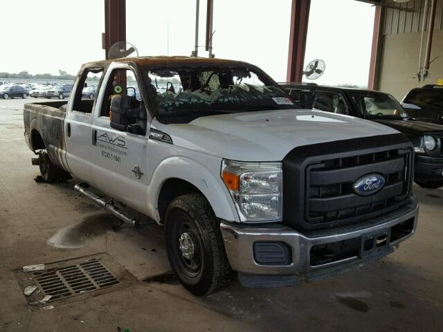 1FT8W3AT0BED08089 - 2011 FORD F350 SUPER WHITE photo 1