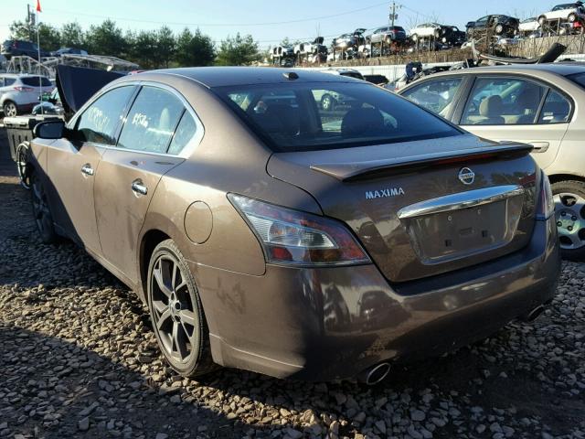 1N4AA5AP1DC810905 - 2013 NISSAN MAXIMA S GRAY photo 3