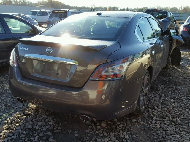 1N4AA5AP1DC810905 - 2013 NISSAN MAXIMA S GRAY photo 4