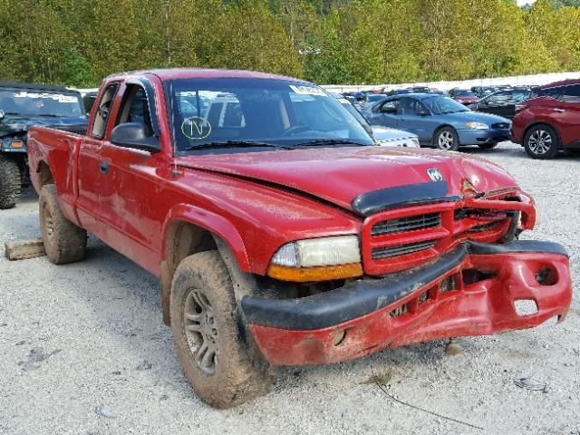 1D7HG32N83S166872 - 2003 DODGE DAKOTA SPO RED photo 1