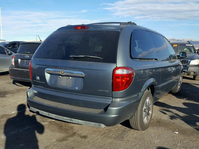 2C8GP64L45R594654 - 2005 CHRYSLER TOWN & COU BLUE photo 4