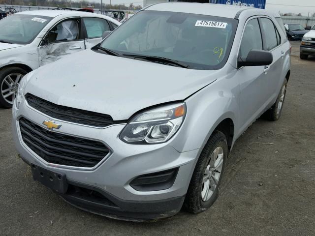 2GNALBEK6H6109624 - 2017 CHEVROLET EQUINOX LS SILVER photo 2