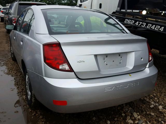 1G8AF52F93Z159529 - 2003 SATURN ION LEVEL SILVER photo 3