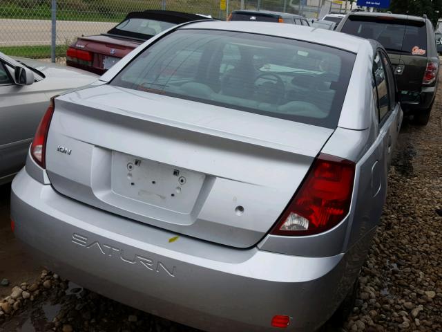 1G8AF52F93Z159529 - 2003 SATURN ION LEVEL SILVER photo 4
