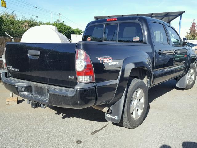 3TMLU4EN9DM118905 - 2013 TOYOTA TACOMA DOU BLACK photo 4