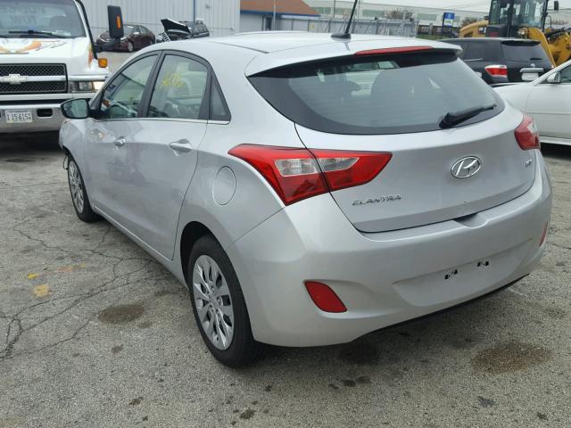 KMHD35LH4HU353672 - 2017 HYUNDAI ELANTRA GT SILVER photo 3