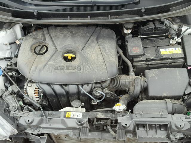 KMHD35LH4HU353672 - 2017 HYUNDAI ELANTRA GT SILVER photo 7