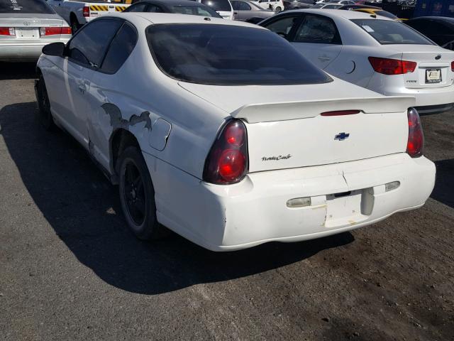 2G1WW12E659117319 - 2005 CHEVROLET MONTE CARL თეთრი ფოტო 3