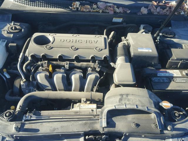 5NPET4ACXAH641724 - 2010 HYUNDAI SONATA GLS CHARCOAL photo 7