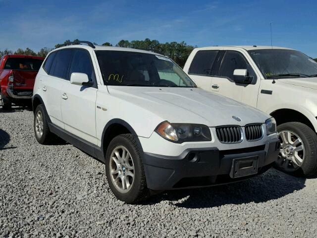 WBXPA73415WC51963 - 2005 BMW X3 2.5I WHITE photo 1