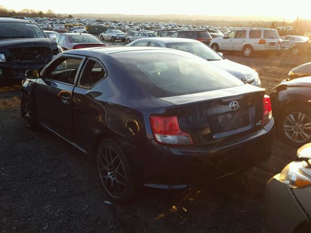 JTKJF5C78D3054037 - 2013 TOYOTA SCION TC 蓝色 照片 3