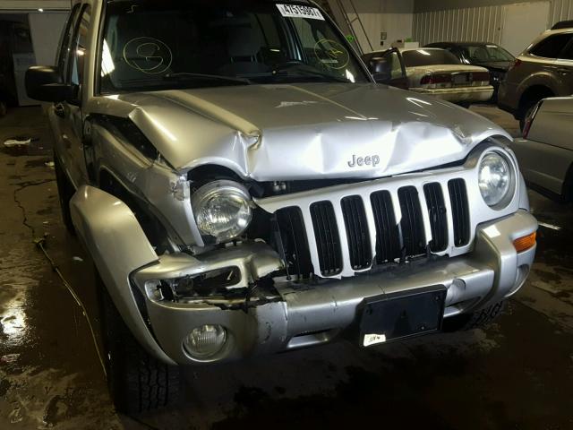 1J4GL58KX2W129964 - 2002 JEEP LIBERTY LI SILVER photo 9