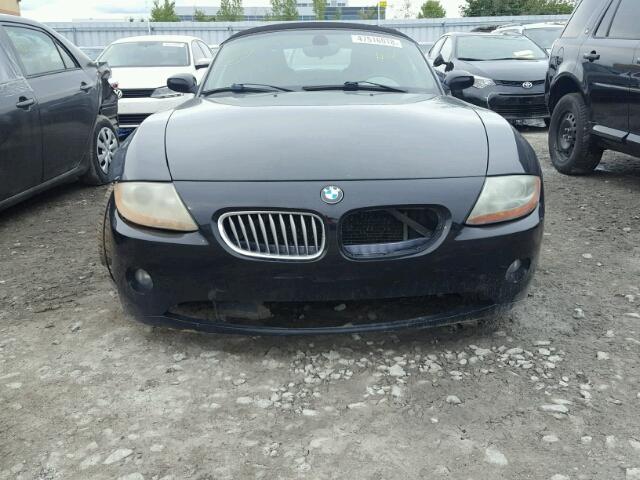 4USBT53403LU04098 - 2003 BMW Z4 3.0 BLACK photo 10