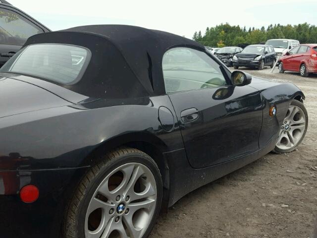 4USBT53403LU04098 - 2003 BMW Z4 3.0 BLACK photo 9