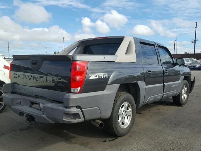 3GNEC13T73G239805 - 2003 CHEVROLET AVALANCHE GRAY photo 4