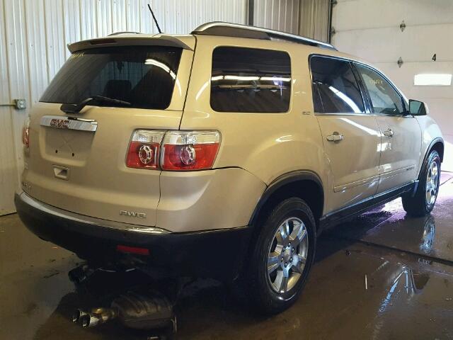 1GKEV33707J121539 - 2007 GMC ACADIA SLT თაფლისფერი ფოტო 4