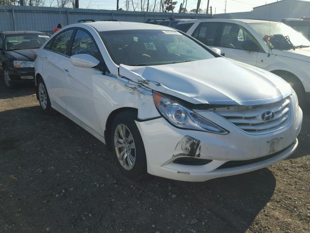 5NPEB4AC3CH485712 - 2012 HYUNDAI SONATA GLS WHITE photo 1