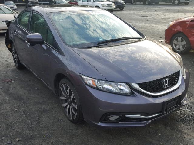 2HGFB2F98EH532137 - 2014 HONDA CIVIC EXL 灰色 照片 1