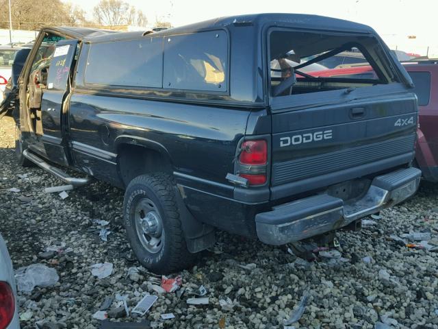 1B7KF23Z0WJ171380 - 1998 DODGE RAM 2500 BLACK photo 3