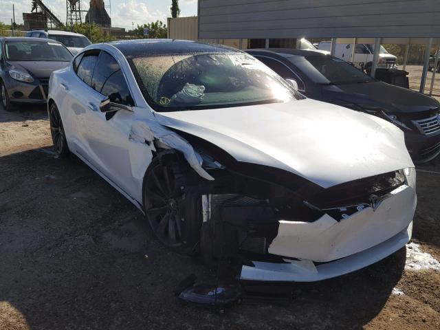 5YJSA1E44HF200416 - 2017 TESLA MODEL S WHITE photo 1